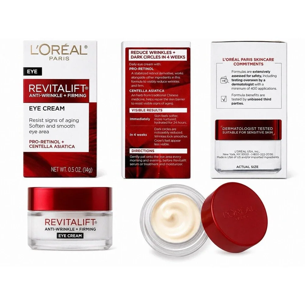 L’Oréal Paris Revitalift Anti-Wrinkle + Firming Eye Cream 0.5 oz Pro-Retinol